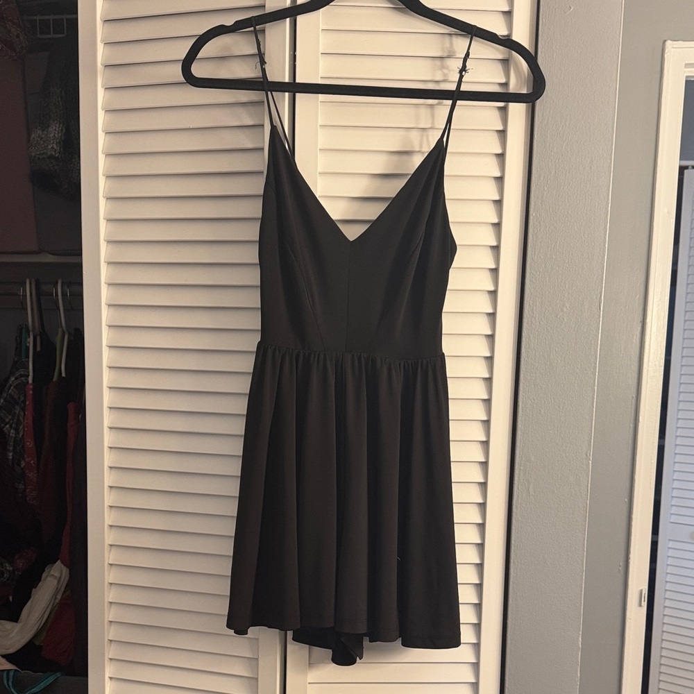 Silence + Noise Elegant Black Dress